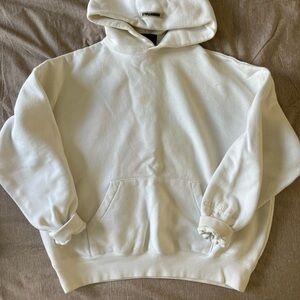 White Essentials Hoodie